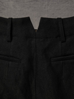 Patrick Pants Linen Wool Black