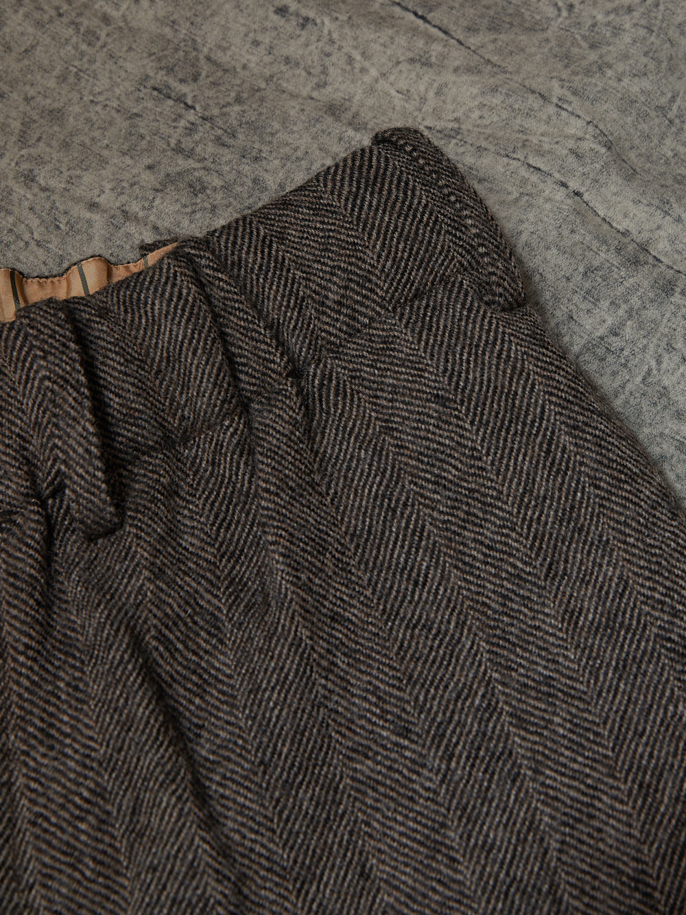 Pigiama Pants Wool Tan / Black