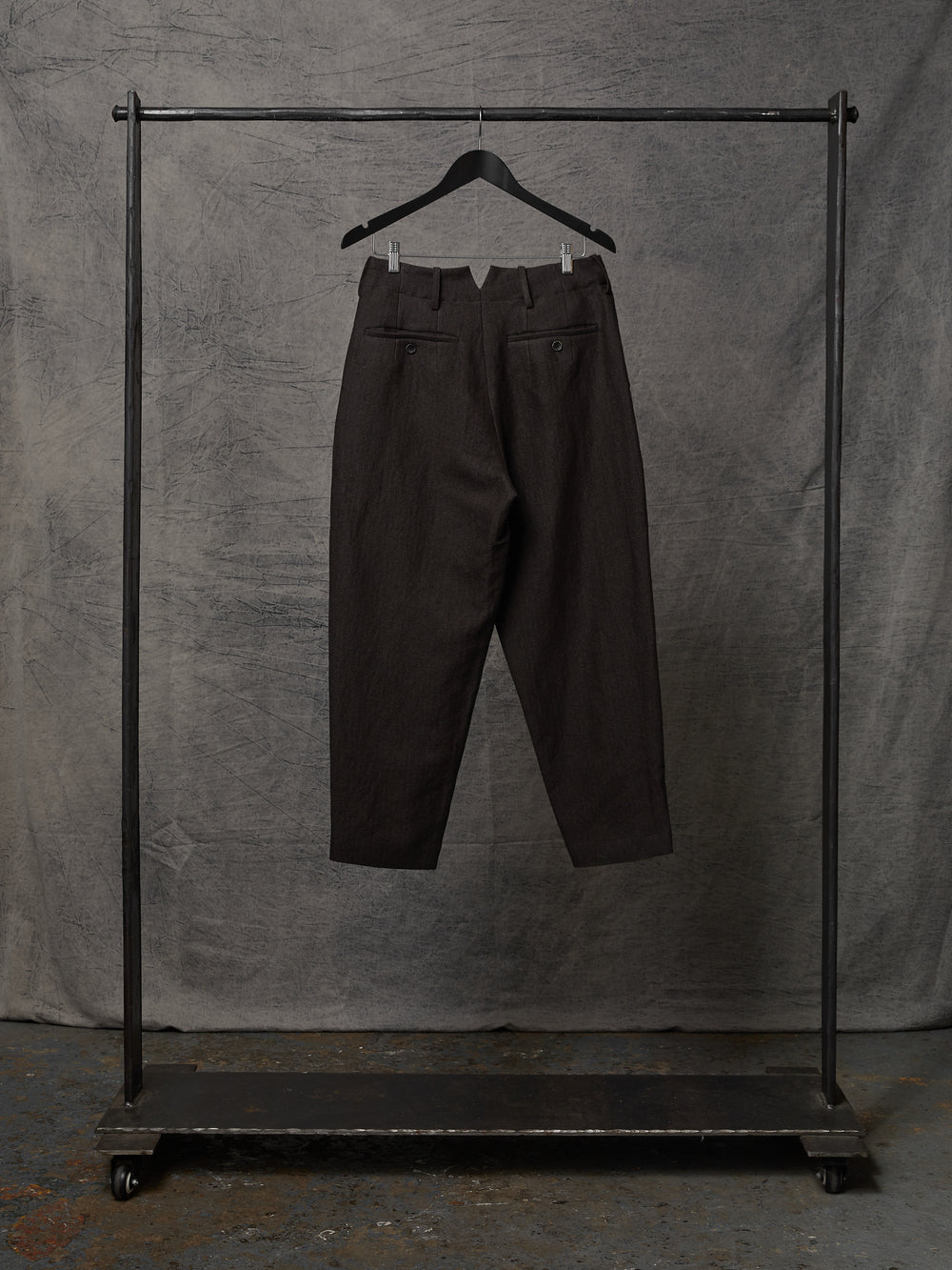 Patrick Pants Linen Wool Brown