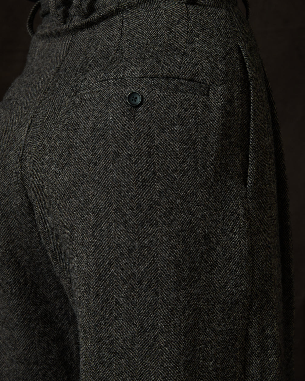 Paella Pants Wool Tan / Black
