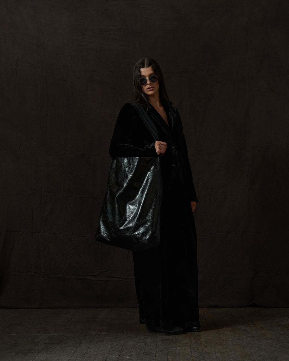 Oversize Bag Black w/ Black Strap