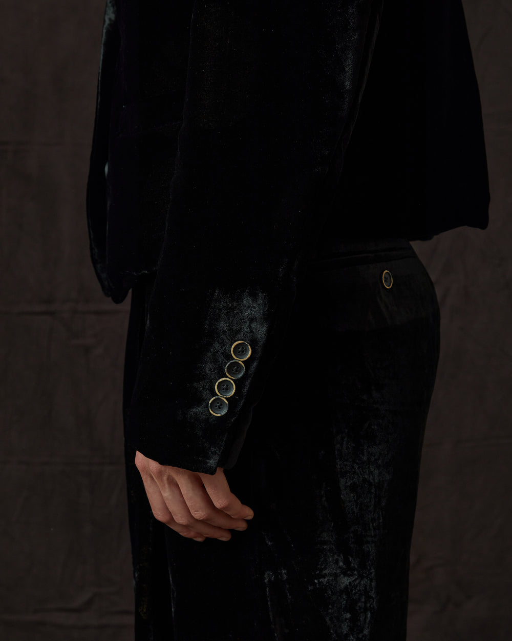 Paella Pants Alpine Black Velvet