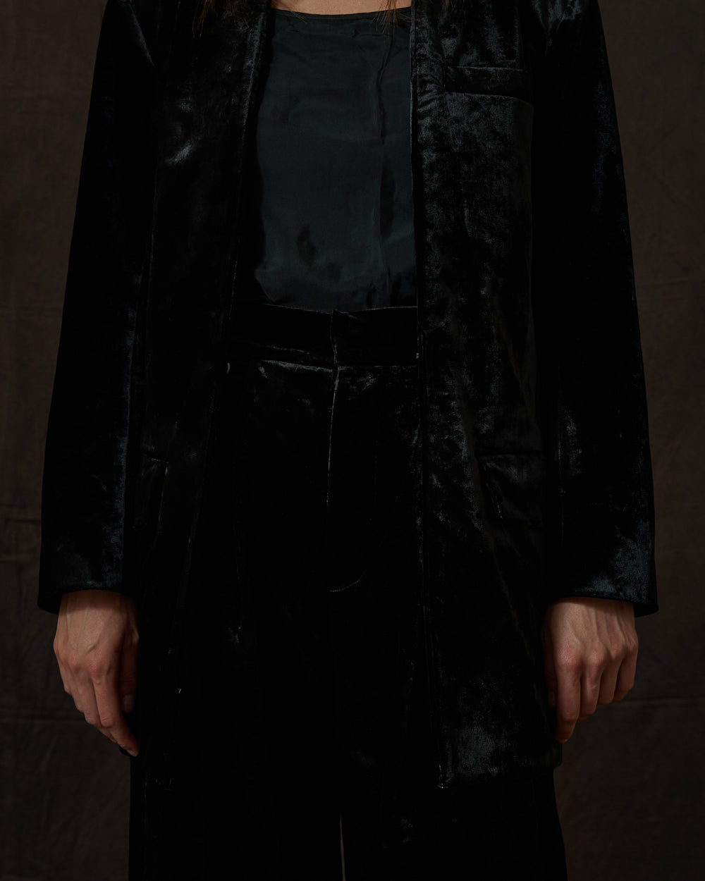 Paella Pants Buci Black Velvet