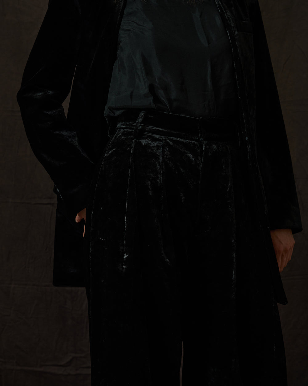 Paella Pants Buci Black Velvet