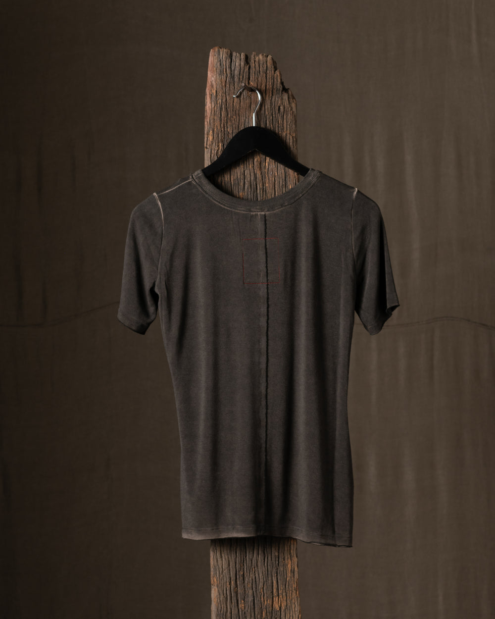 Tir Top Jersey Rib Grey Brown