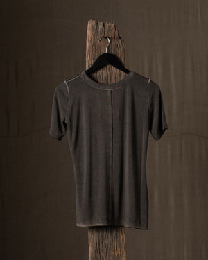 Tir Top Jersey Rib Grey Brown