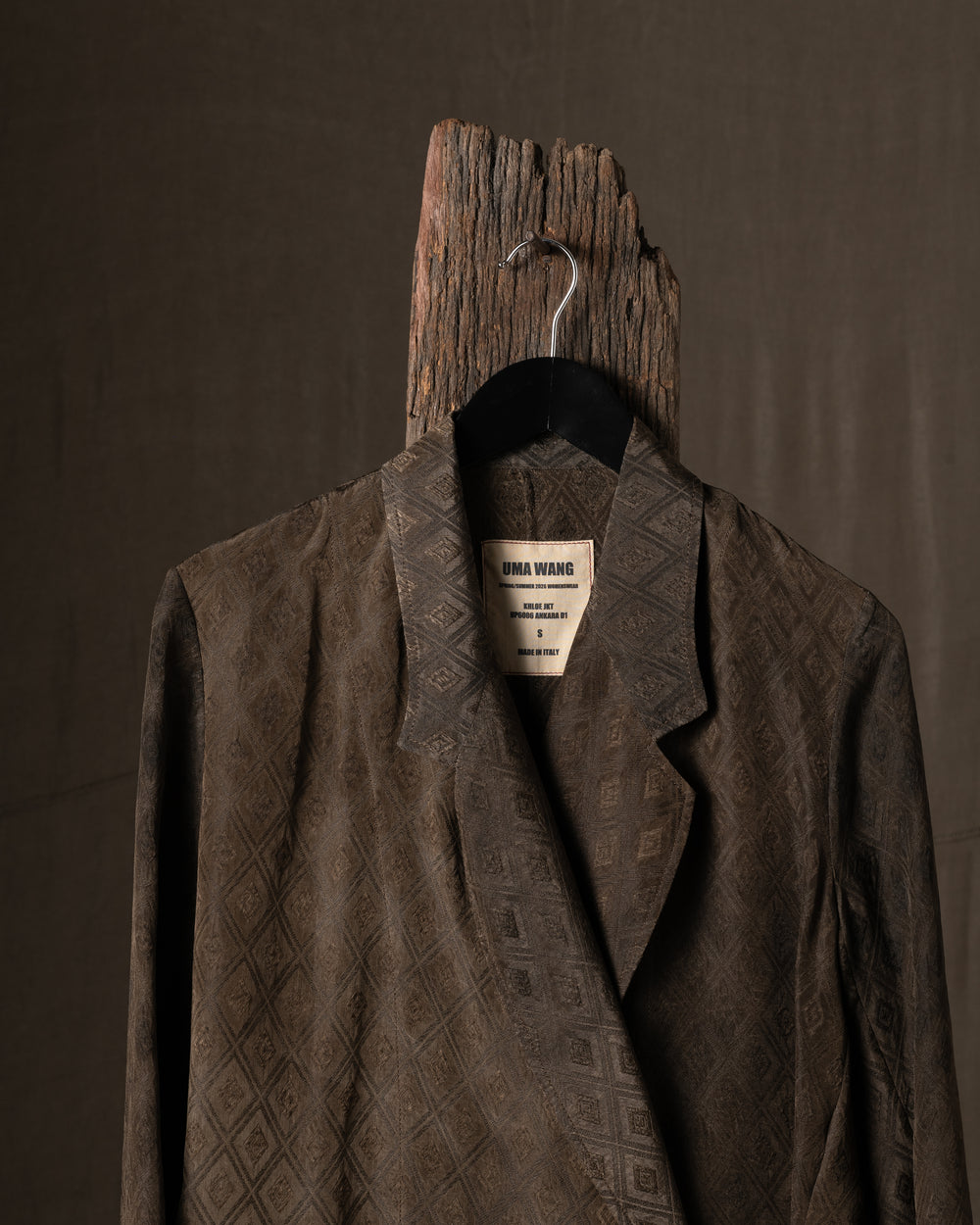 Khloe Jacket Ankara D1 Dark Brown