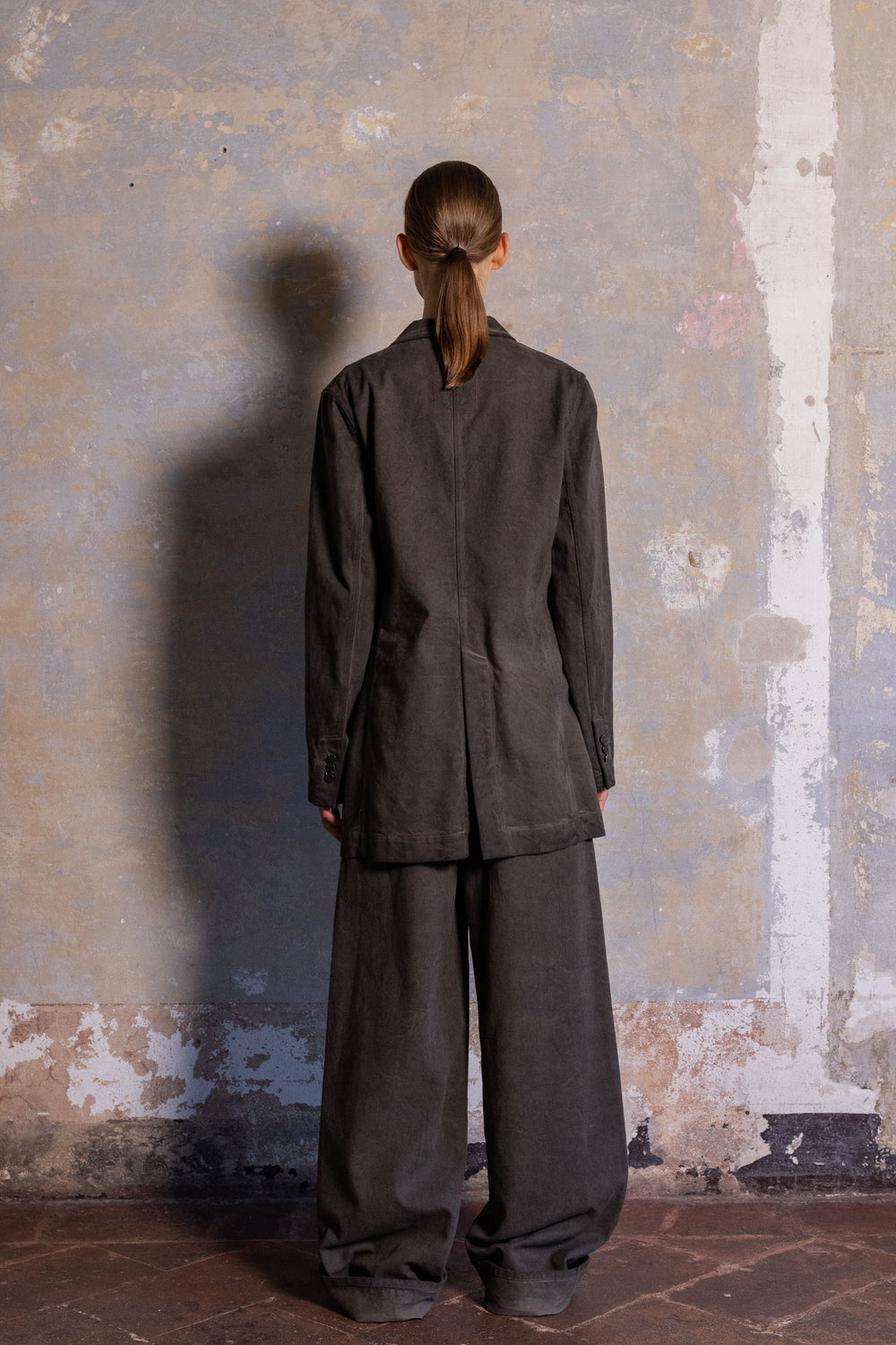 Jane Jacket Dyed Jeans Grey Brown