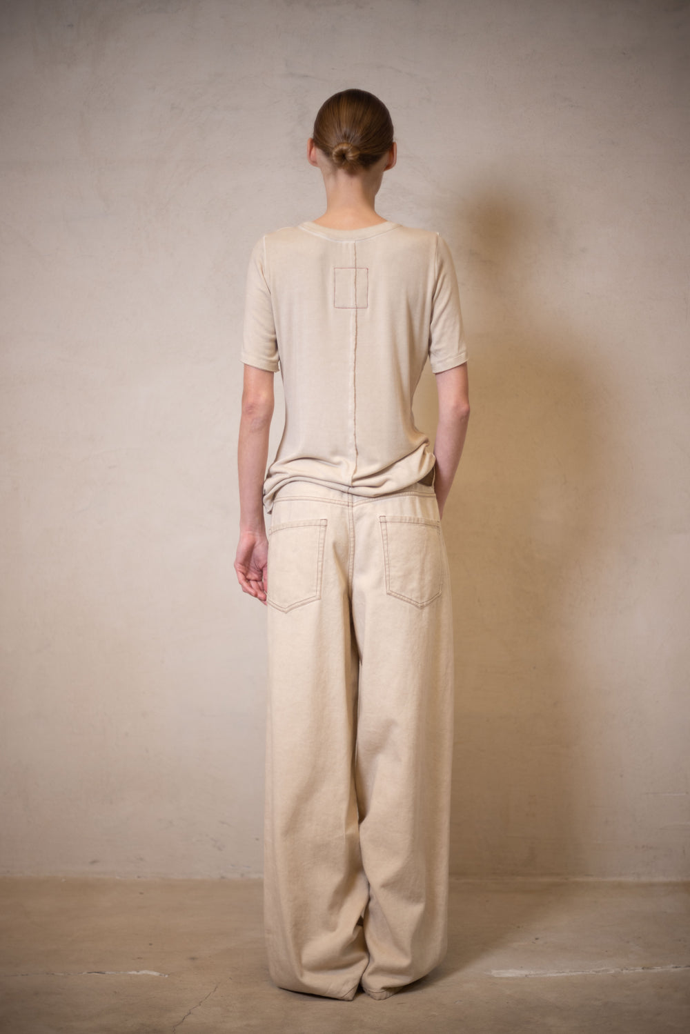 Tir Top Jersey Rib Dirty White