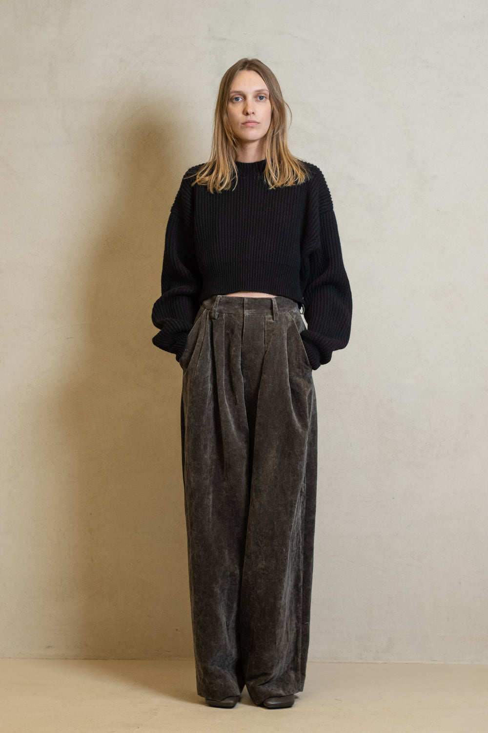 Polina Pants Foster Dark Grey