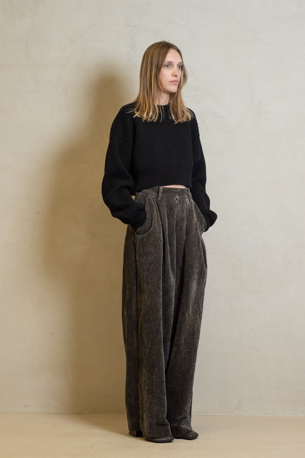 Polina Pants Foster Dark Grey