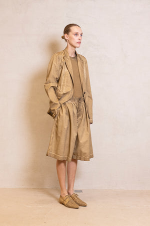 Poela Pants Heavy Cotton Tan