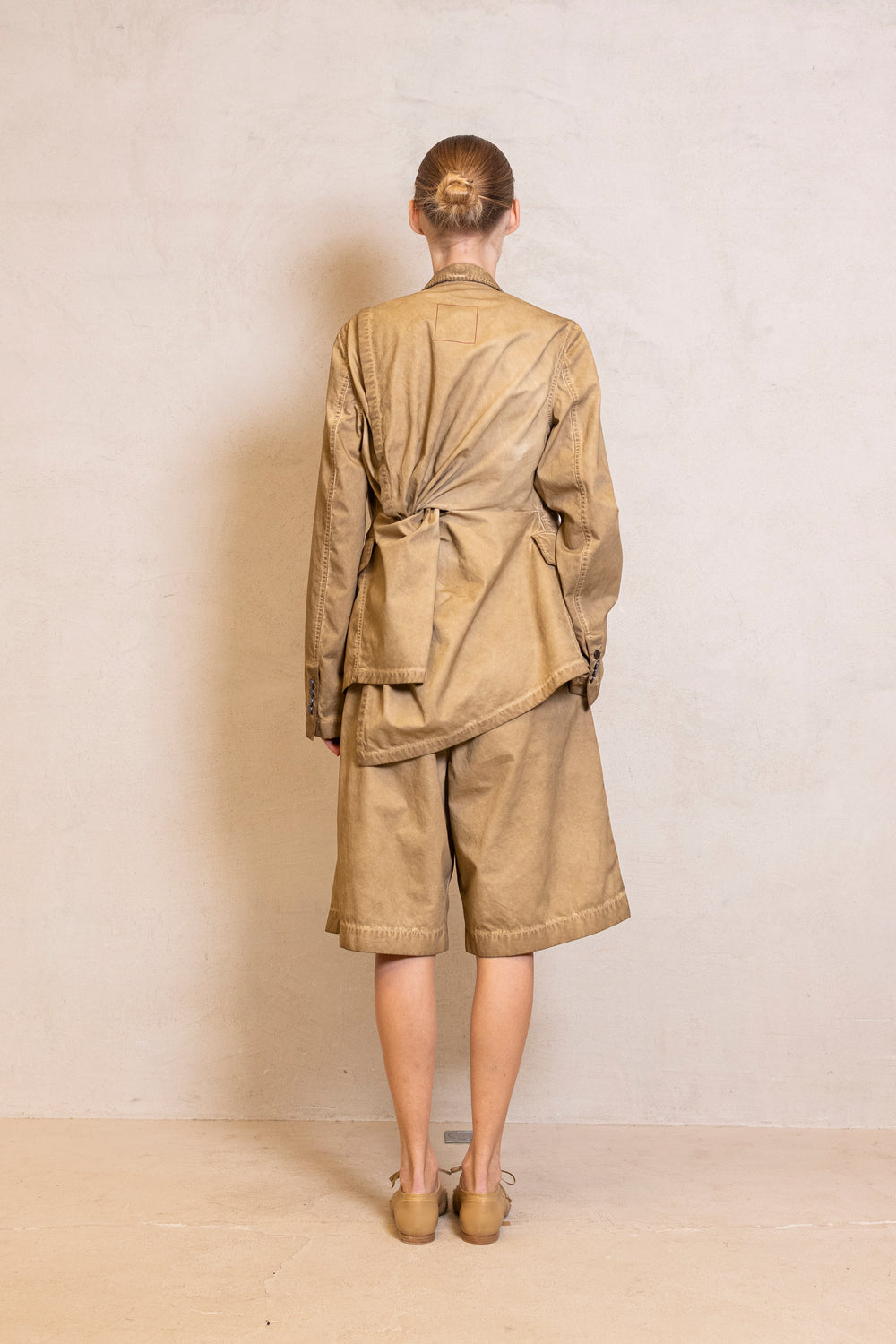 Poela Pants Heavy Cotton Tan