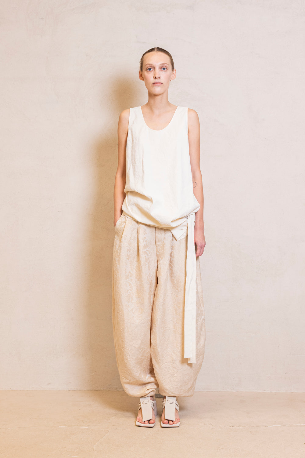 Piper Pants Dracaena Off White