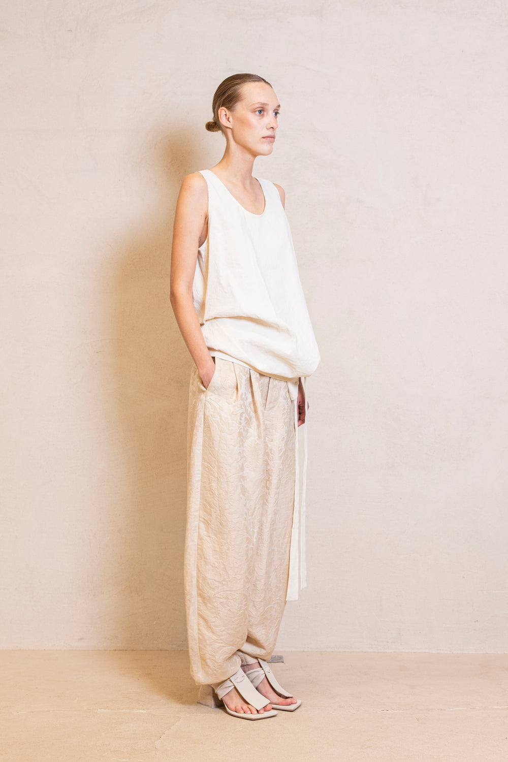 Piper Pants Dracaena Off White