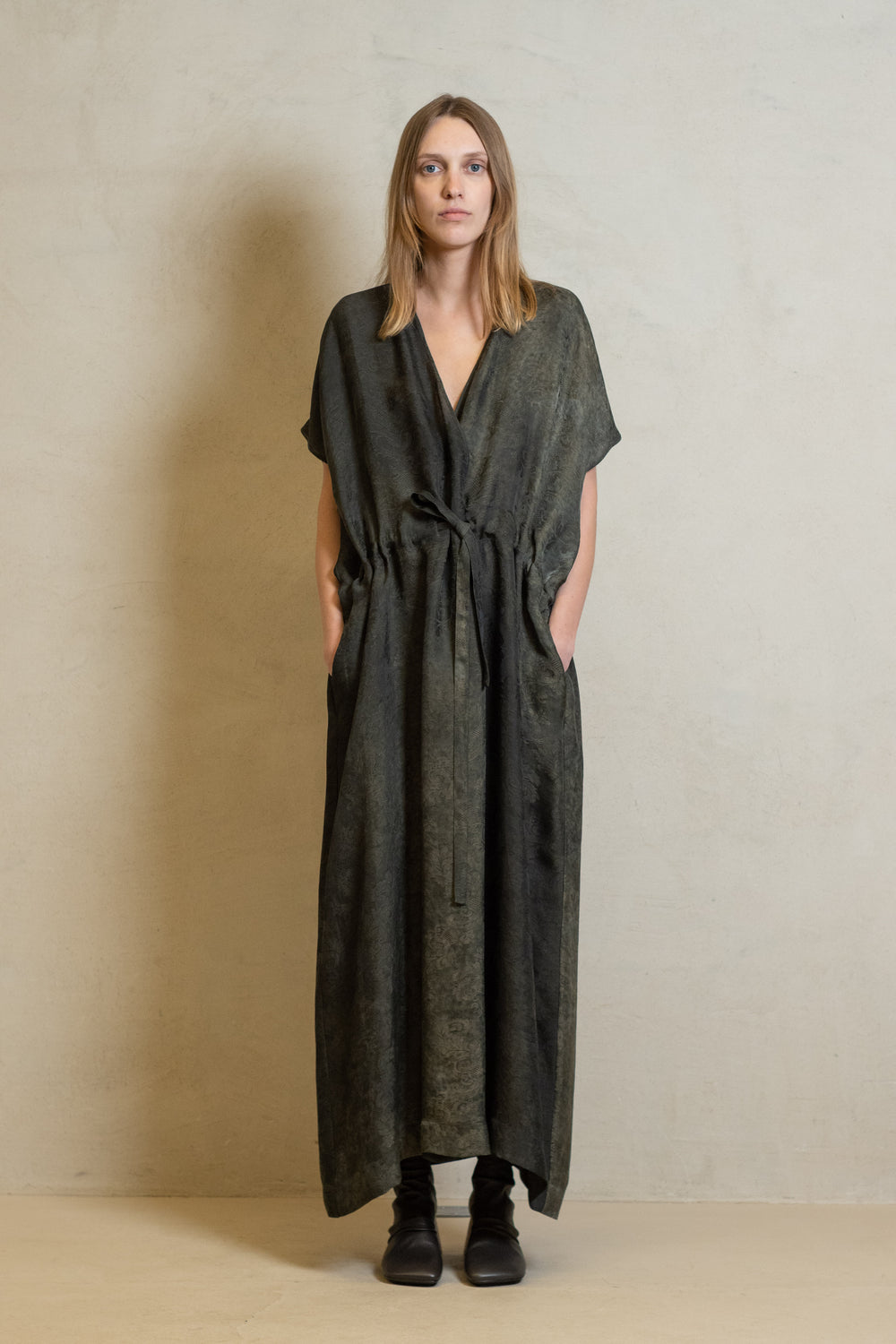 Acre Dress Zagros Dark Green