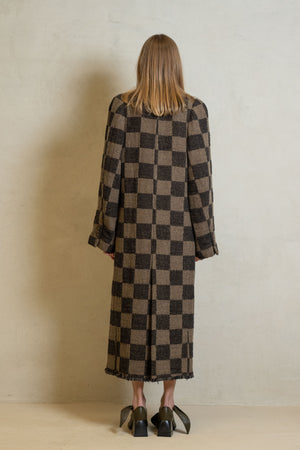 Cita Coat Shard Brown / Tan