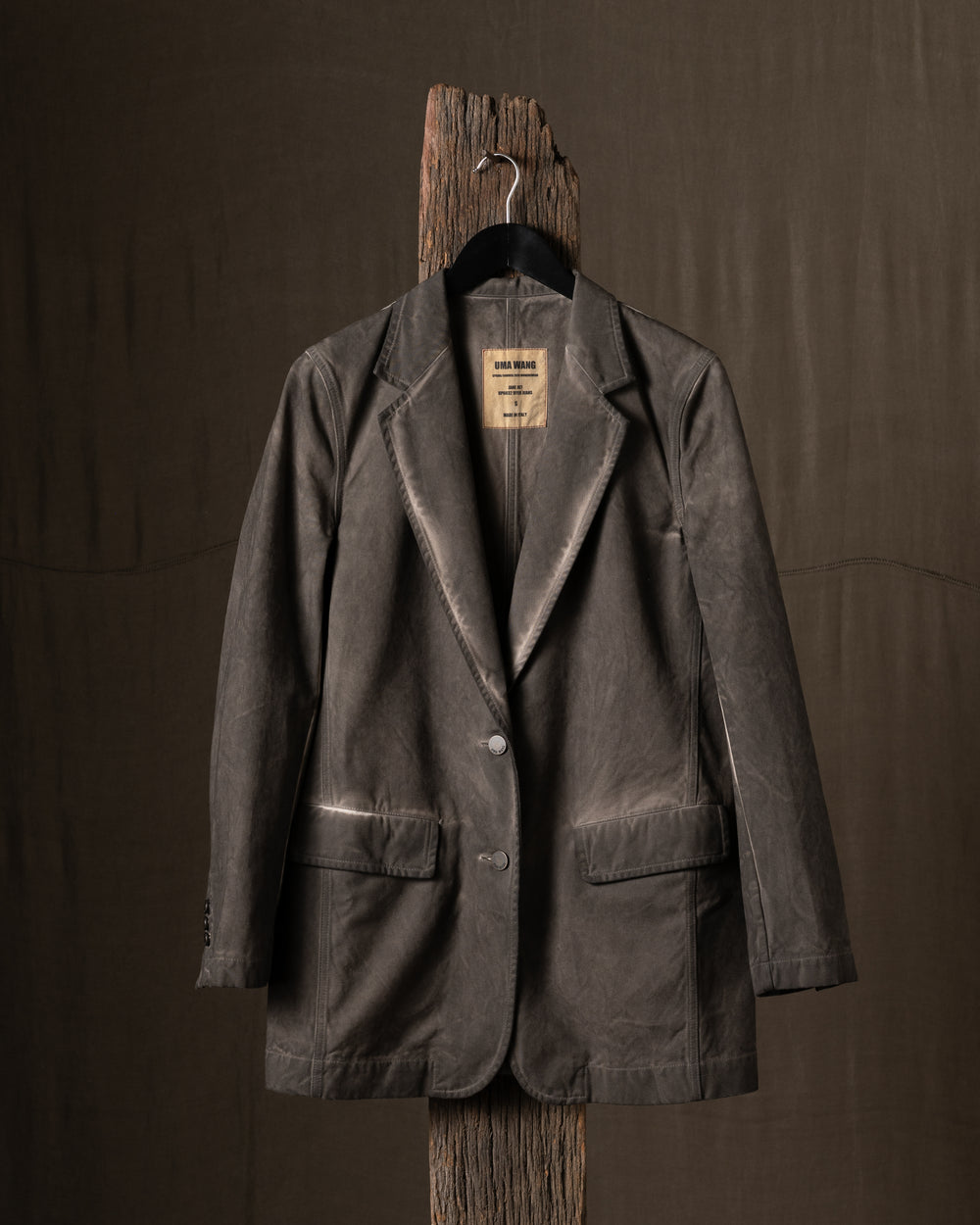 Jane Jacket Dyed Jeans Grey Brown