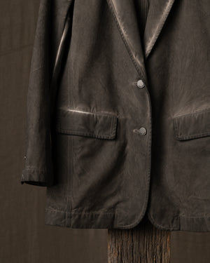 Jane Jacket Dyed Jeans Grey Brown