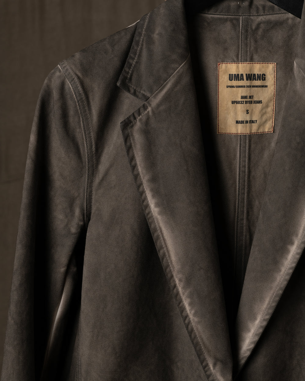 Jane Jacket Dyed Jeans Grey Brown