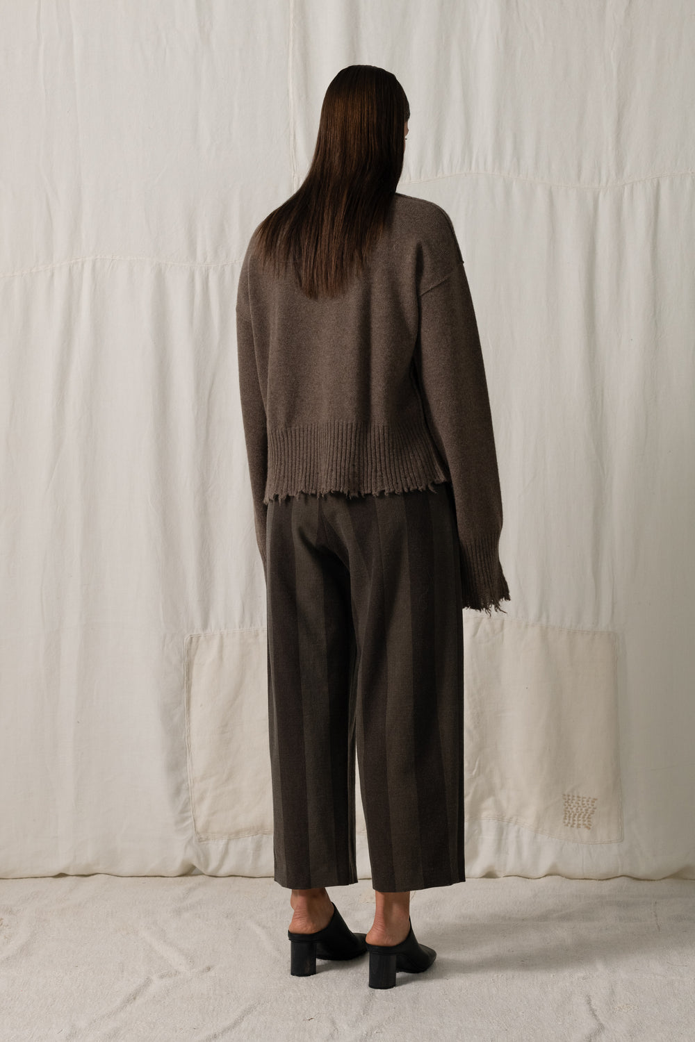 Long SLV Top Cashmere Coffee