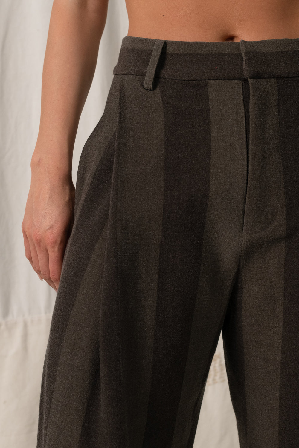 Pudding Pants Cuneo Grey / Brown