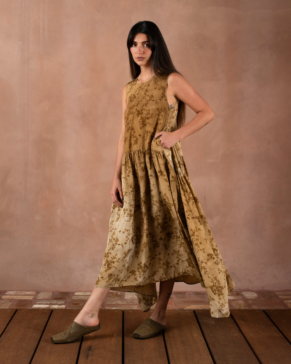 Ballet Slippers Dark Olive