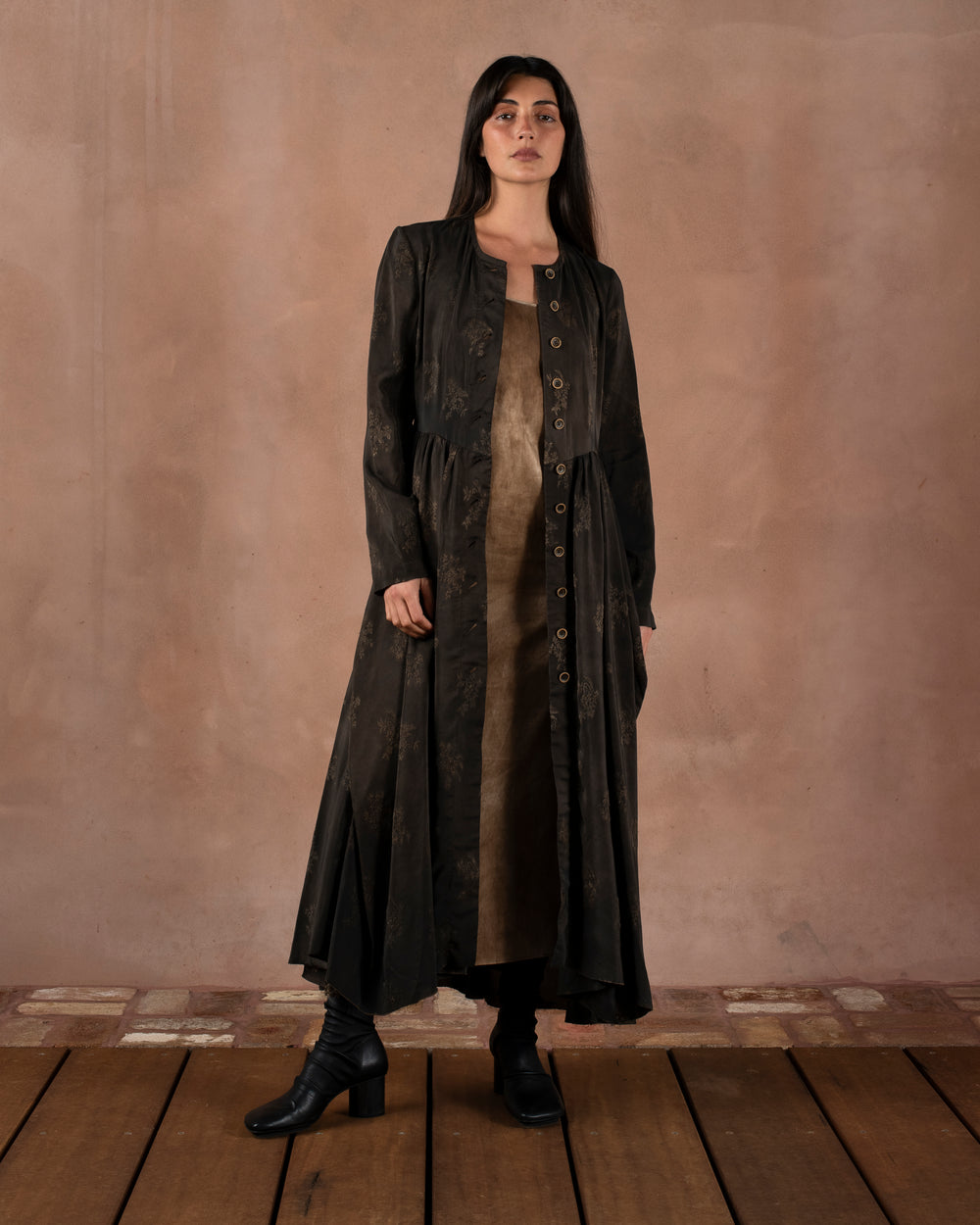 Cosmos Coat Angrogna Dark Brown