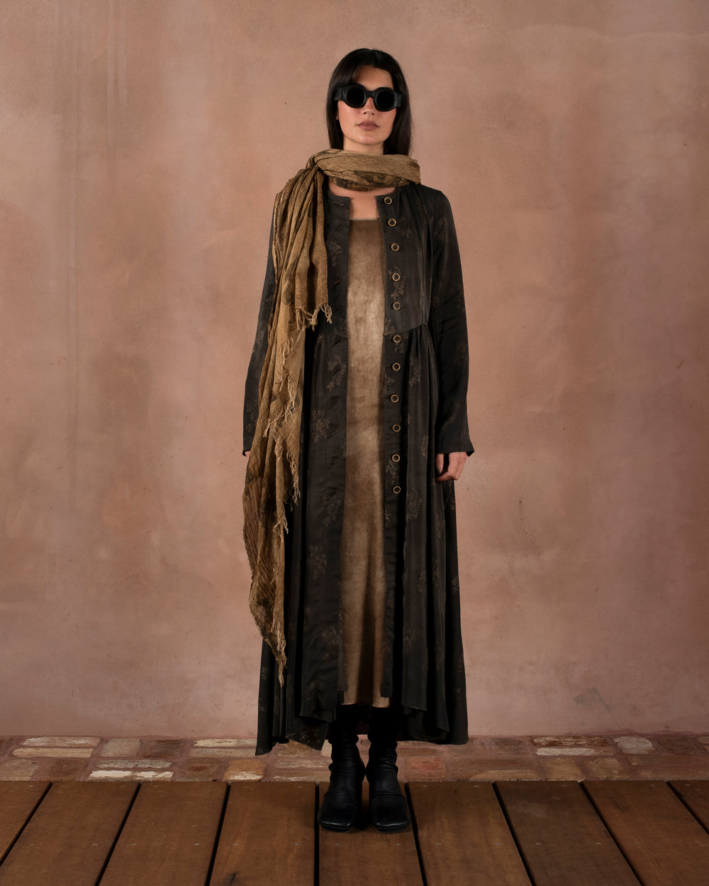 Cosmos Coat Angrogna Dark Brown