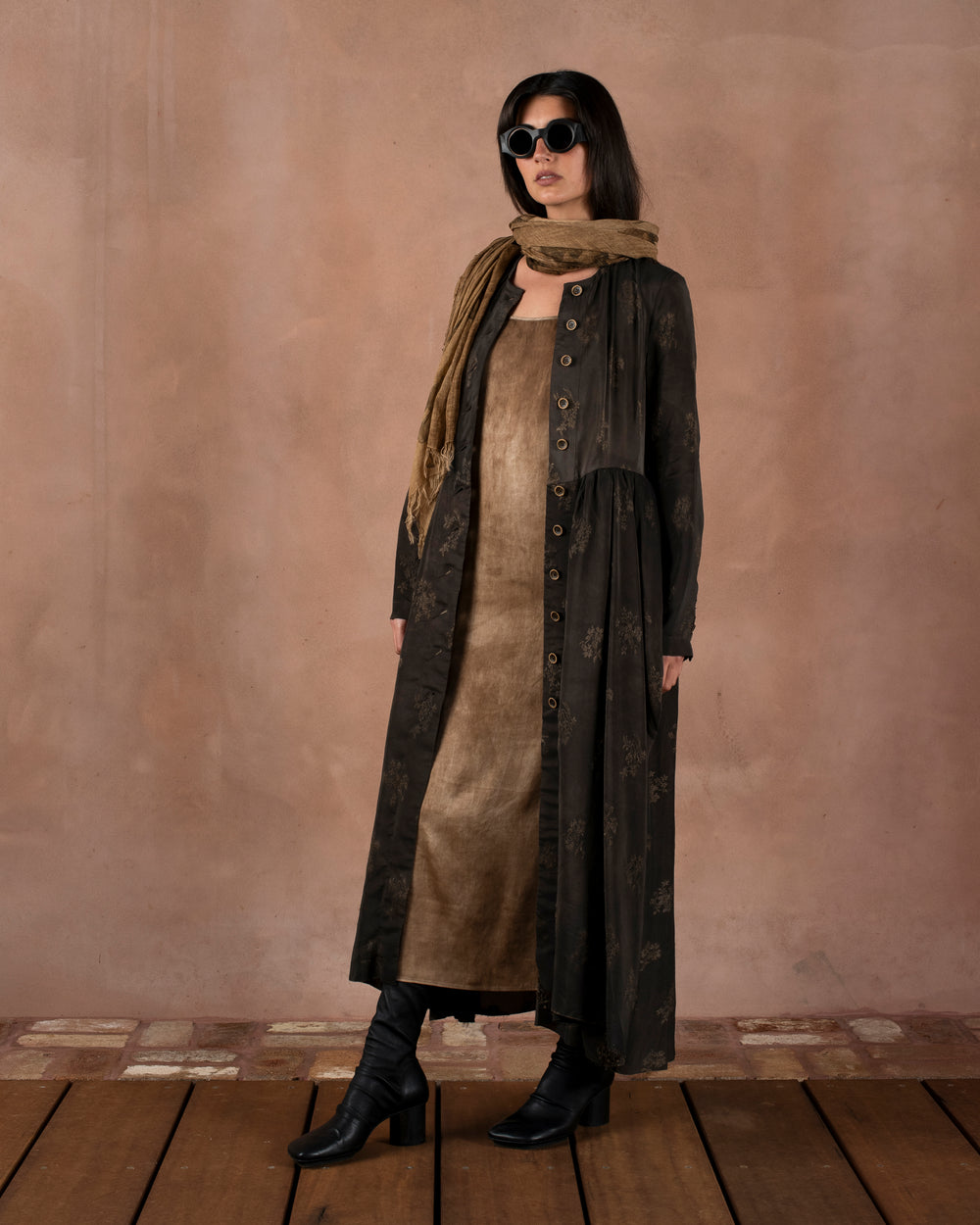 Cosmos Coat Angrogna Dark Brown