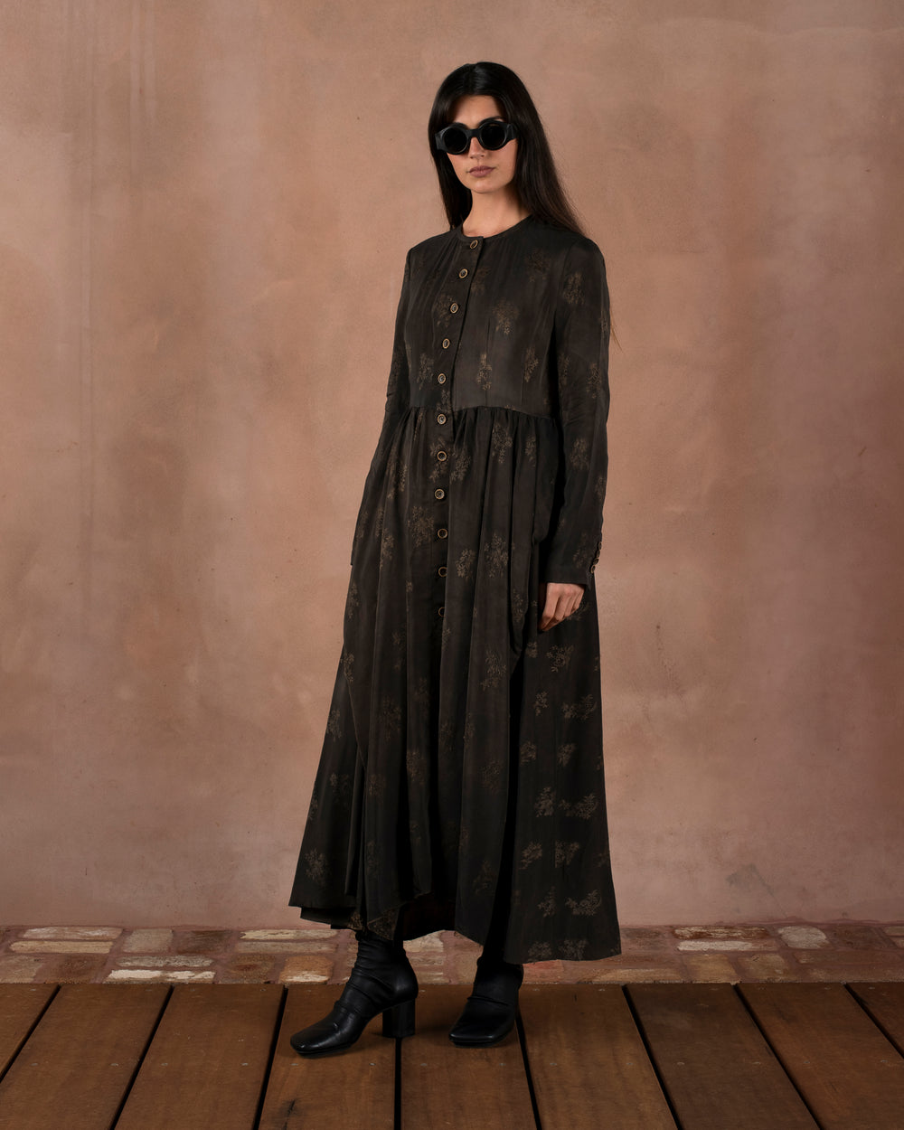 Cosmos Coat Angrogna Dark Brown