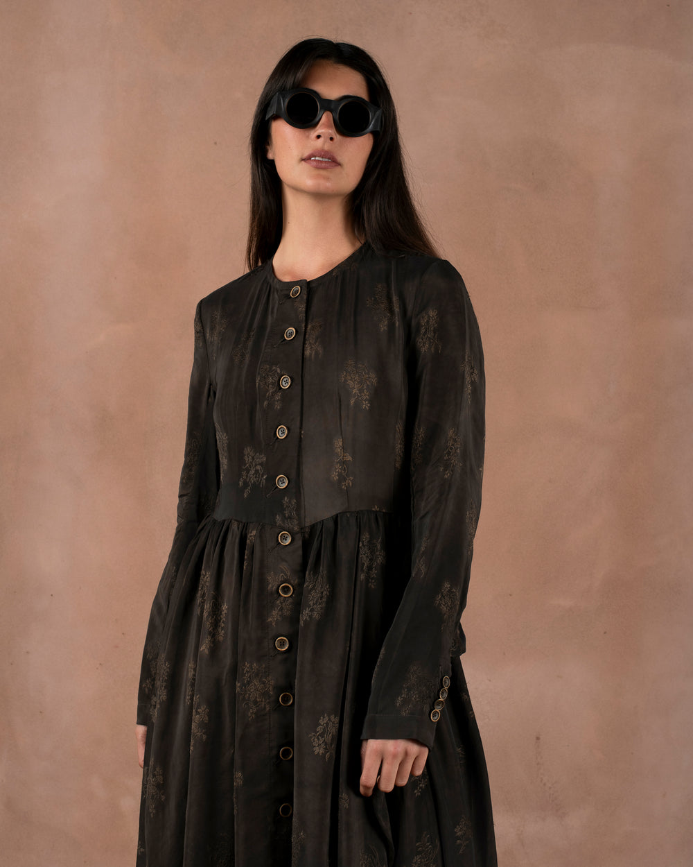 Cosmos Coat Angrogna Dark Brown