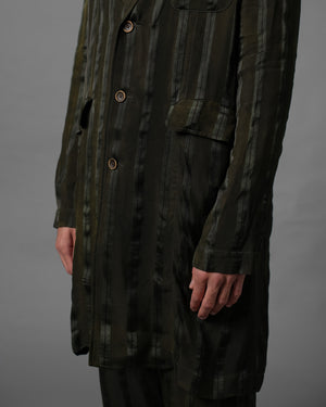 Giovanni Coat Dark Green / Grey