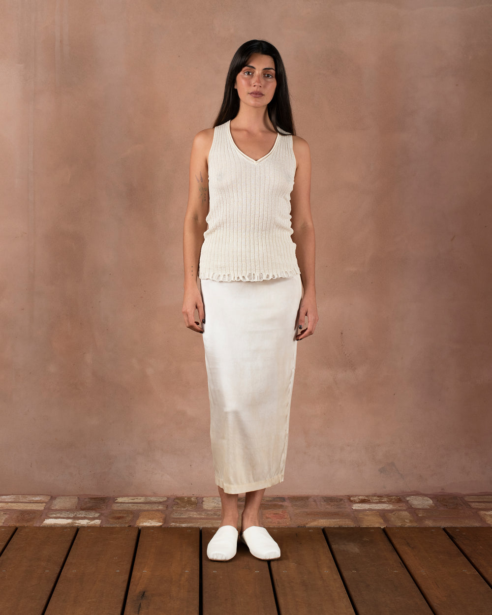 Glow Skirt Tavella Off White