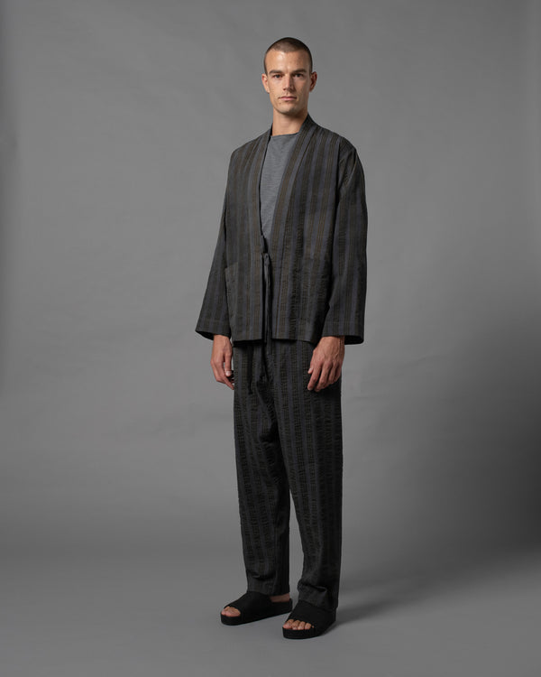 Jester Jacket Grey Blue / Black - ISLAND LUXE