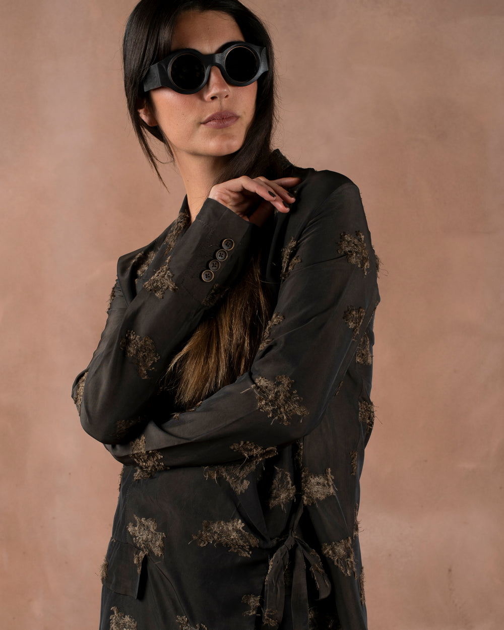 Khloe Jacket Angrogna Dark Brown