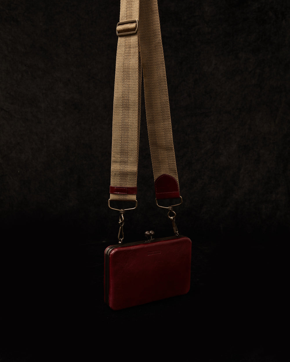 Medium Clutch Dark Red