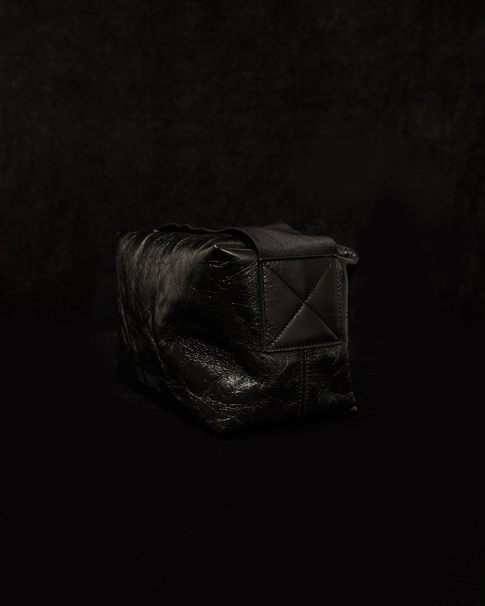 Medium Shoulder Bag Black w/ Black Strap