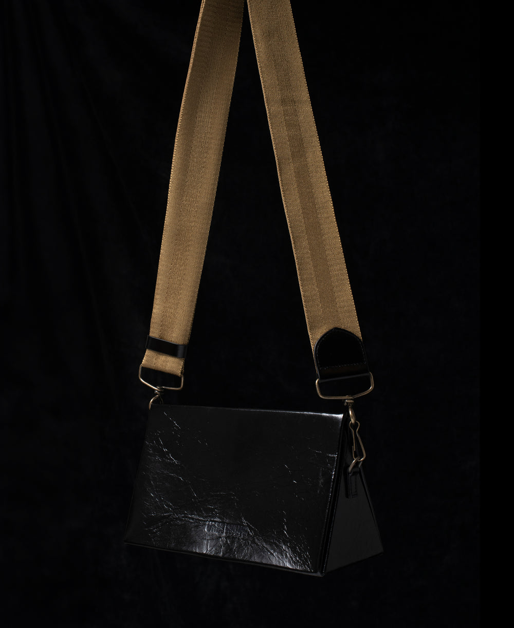 Origami Bag Small Black / Mustard