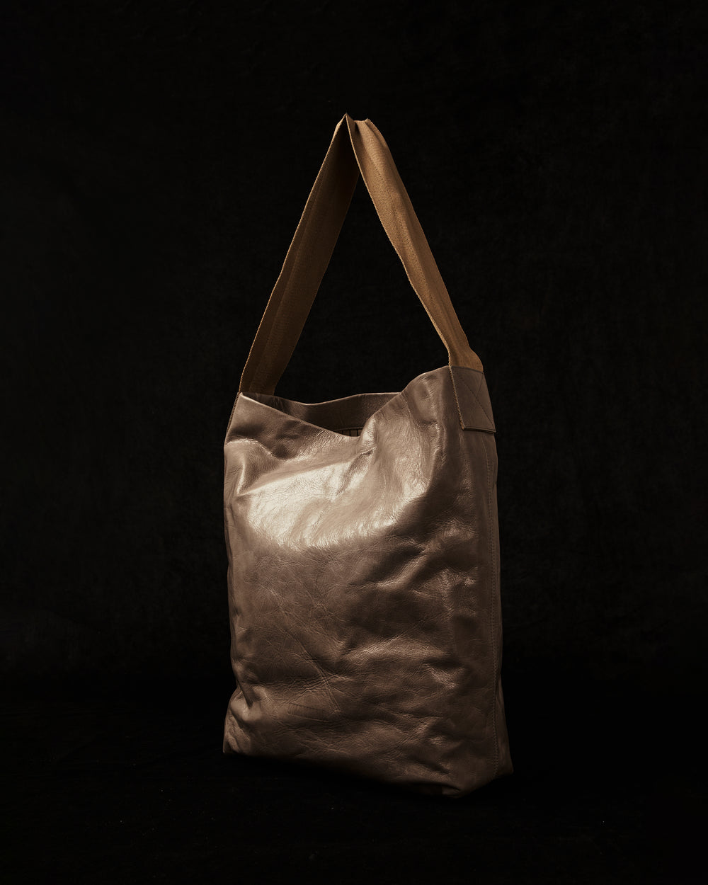 Oversize Bag Grey w/ Mustard