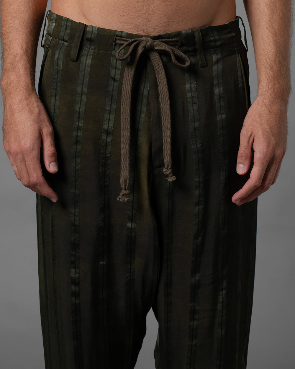 Pooja Pants Dark Green / Grey