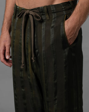 Pooja Pants Dark Green / Grey