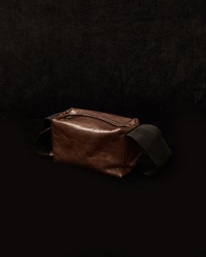 Small Shoulder Bag Brown w/ Black Strap