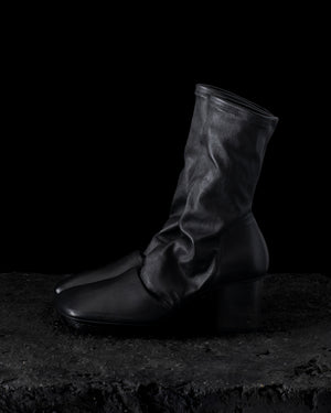 Short Stone Boots Stretch Black