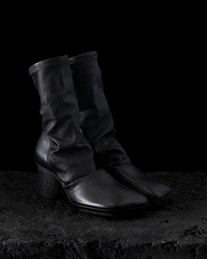 Short Stone Boots Stretch Black