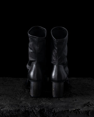 Short Stone Boots Stretch Black