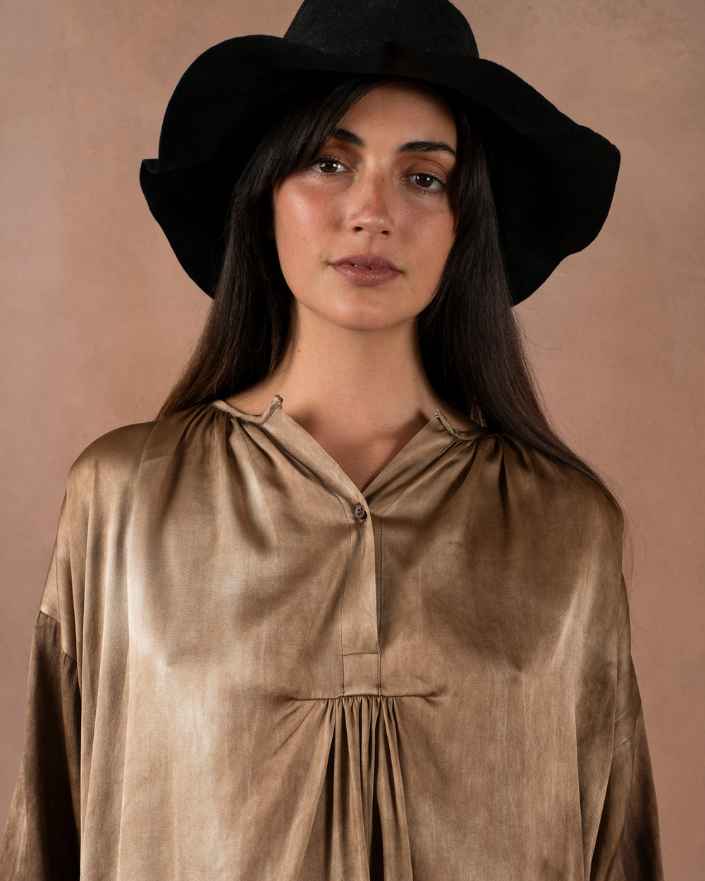 Tillie Top Silk Tavella Dark Rose