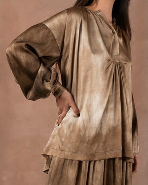 Tillie Top Silk Tavella Dark Rose