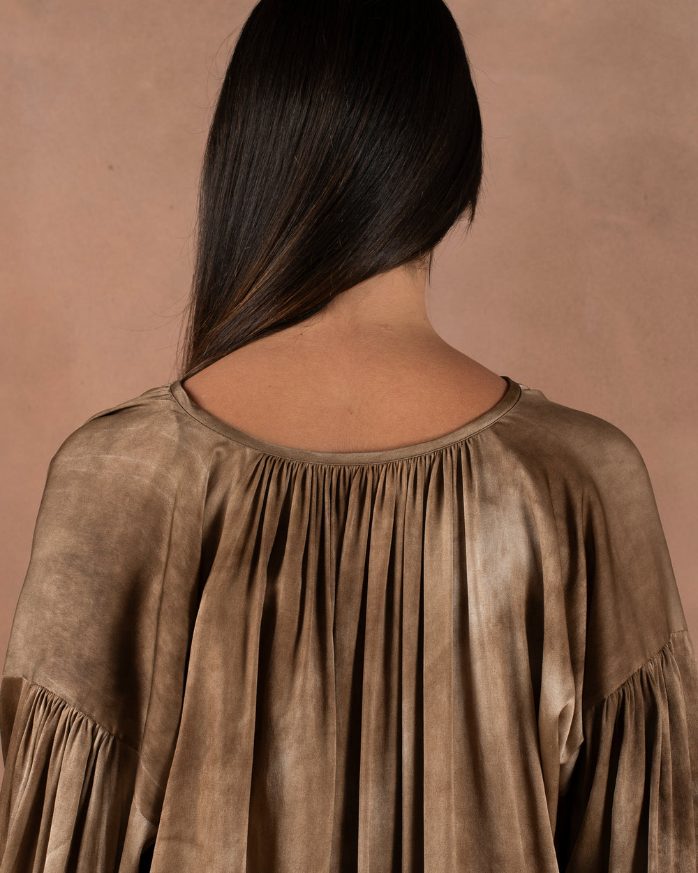 Tillie Top Silk Tavella Dark Rose