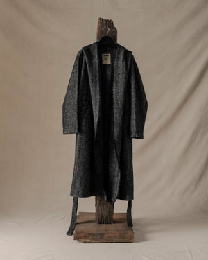 Cardigan Coat Pitti Black / Tan